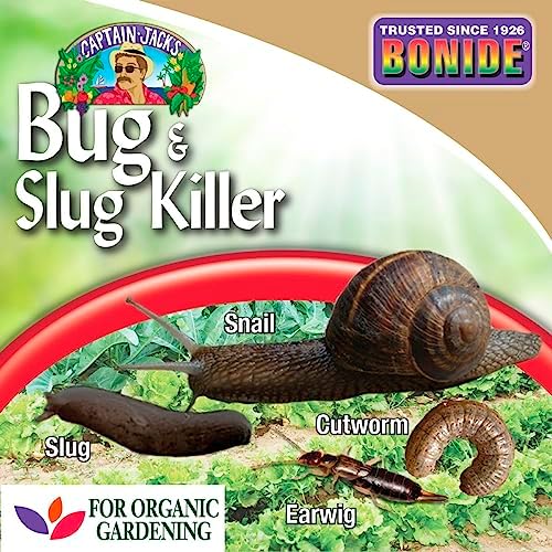Bonide Captain Jack's Bug & Slug Killer Granules, 1.5 lb. | Ready-to-Use, Long Lasting Protection, For Organic Gardening