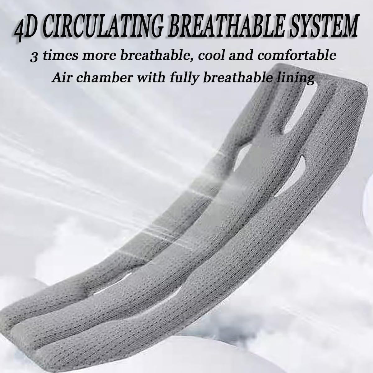 Motorcycle Helmet Liner for HJC CS-R3 II 2022 2023 2024 2025, Breathable Helmet Replacement Foam Padding Kits Set, Comfort Helmet Lining Protective Cushion Mat, Washable,B Grey
