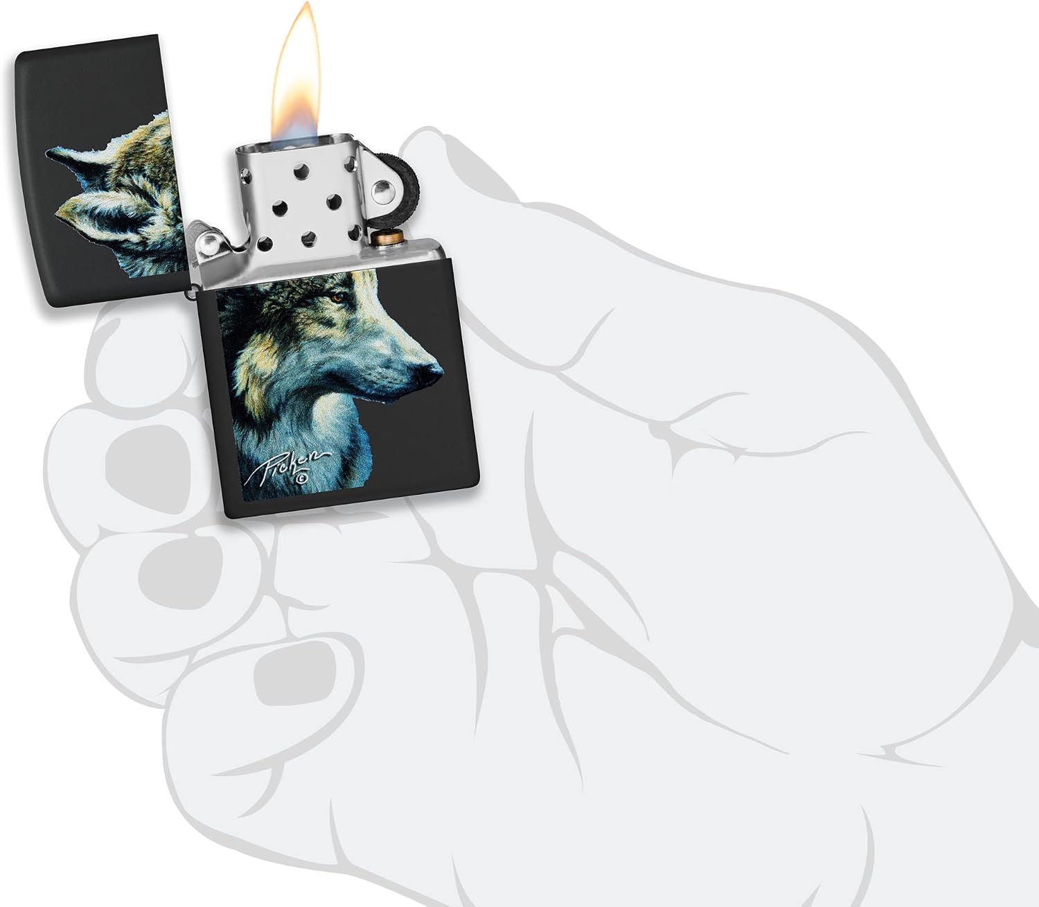 Zippo Wolf Lighters