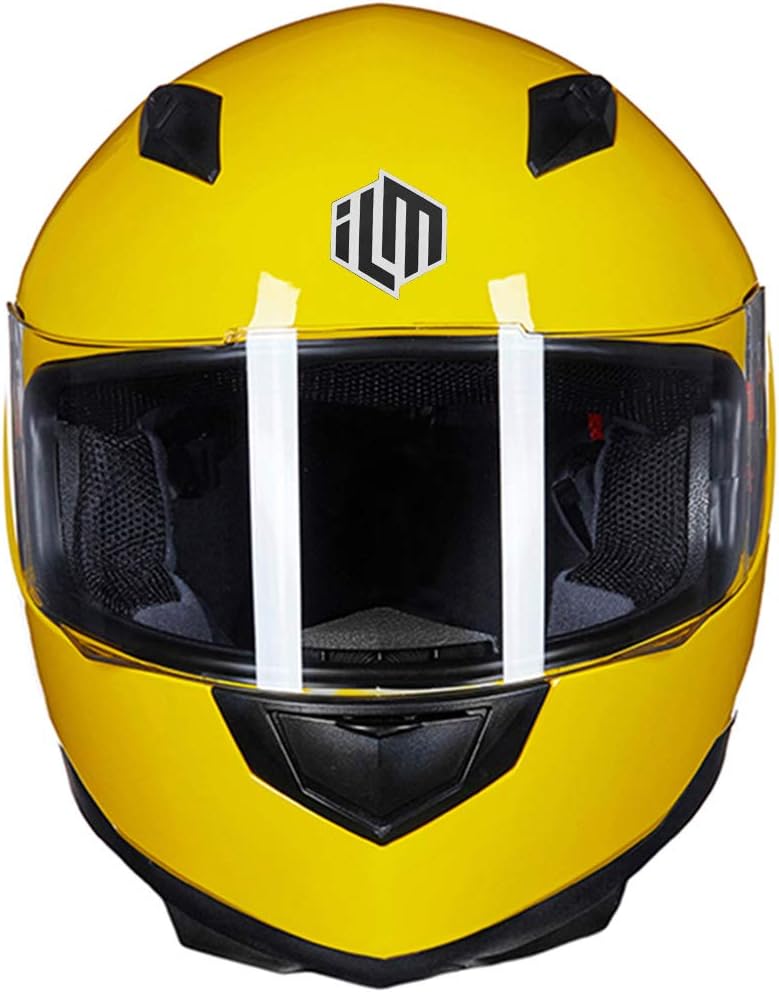 ILM Full Face Motorcycle Street Bike Helmet with Removable Winter Neck Scarf + 2 Visors DOT Model ILM-313