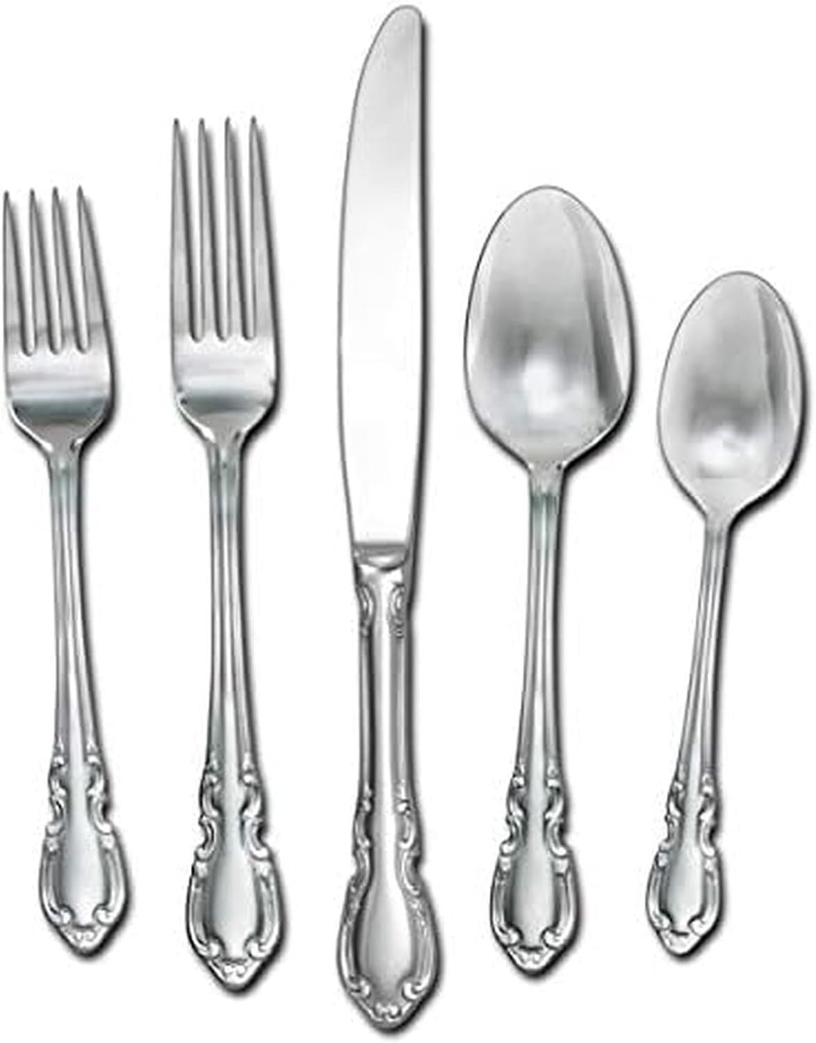 Pfaltzgraff Beckham 20-Piece Stainless Steel Flatware Set, Service for 4