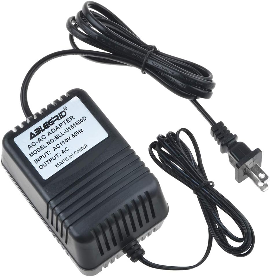 ABLEGRID AC Adapter Fit for Viking Electronics HF-3W VK-HF-3W Viking HandsfreeTalkback Power Supply Cord Cable Battery Charger Mains PSU
