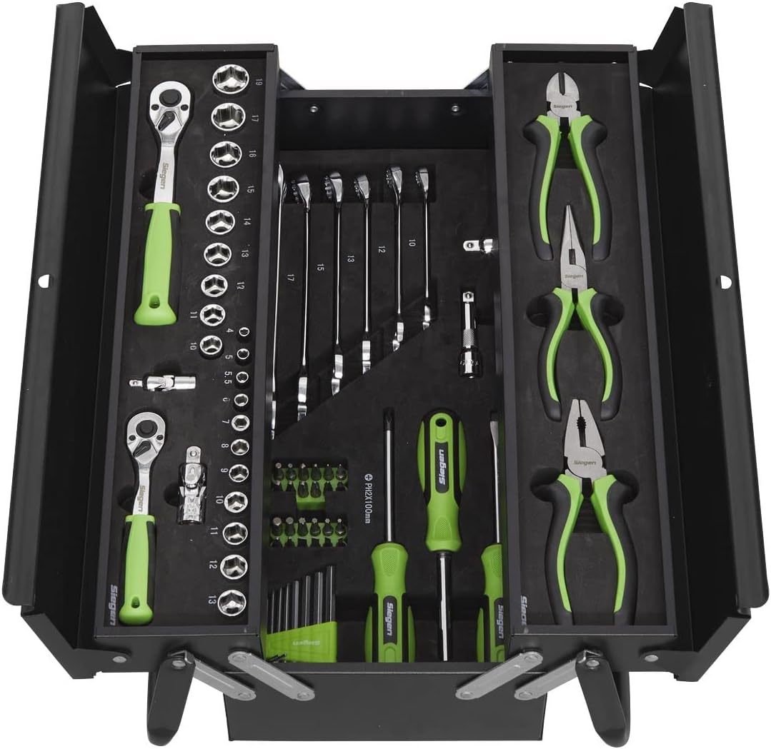 Sealey S01215 70pc Tool Kit with Cantilever Toolbox