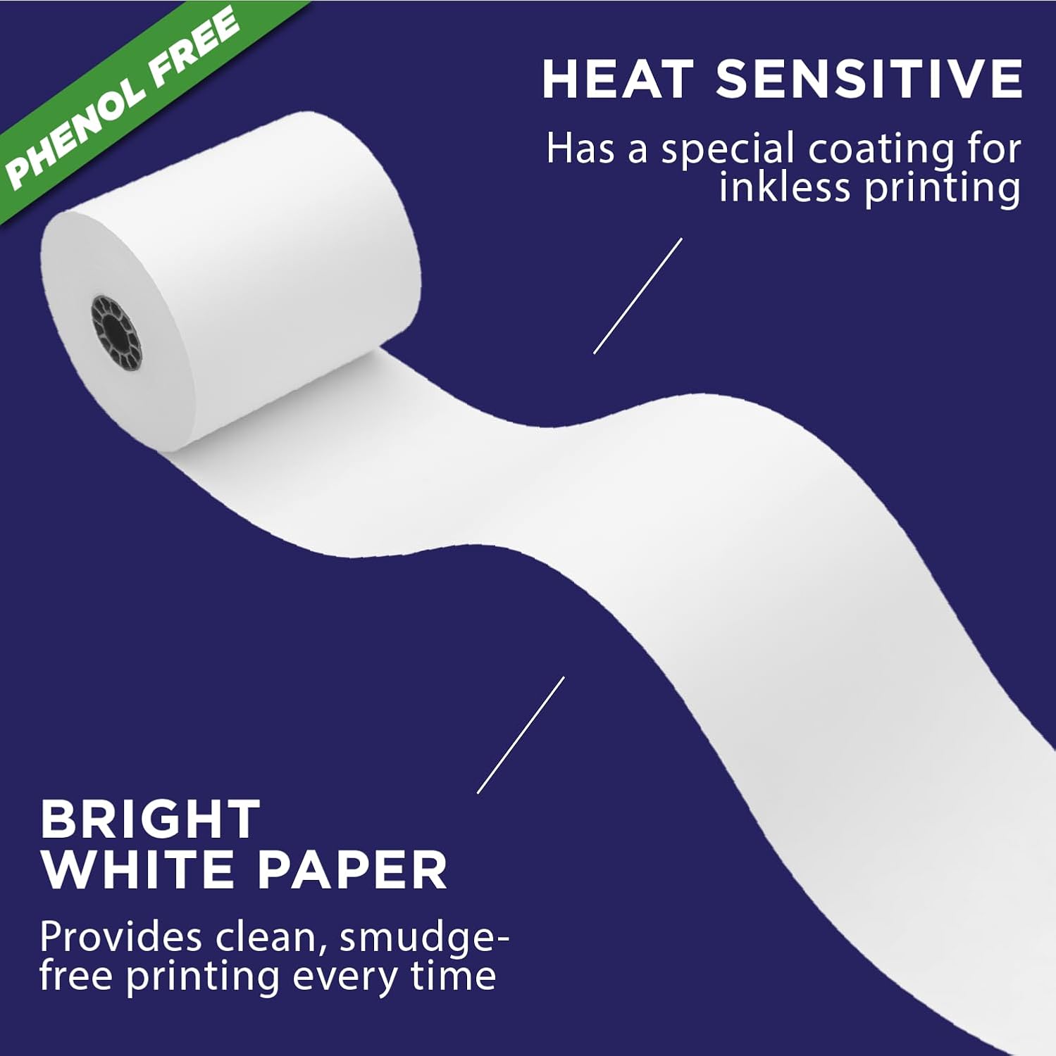 PaperPlanet Thermal Paper for Toast TP200 Printer | 20 Rolls | Thermal Receipt Paper, Compatible with Toast TP200 Printer
