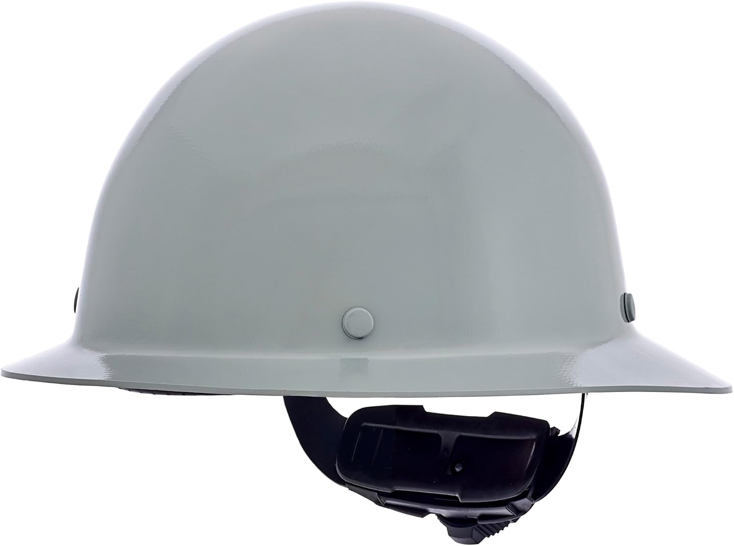 MSA Skullgard Full-Brim Hard Hat with Suspension - Non-Slotted Cap, Made of Phenolic Resin, Radiant Heat Loads up to 350F, Standard Size Hard Hat | Fas-Trac III Ratchet Suspension