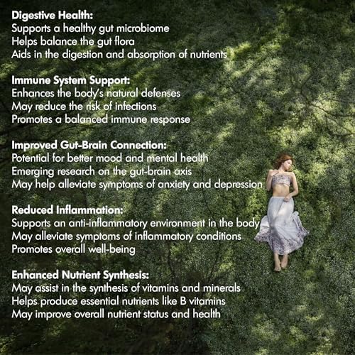 Probiotics & Prebiotics | 435 Billion CFU | Bio Cultures Complex | 120 Vegetarian Capsules for Women & Men - Lactobacillus Acidophilus