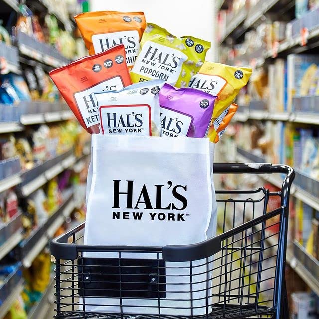 Hal's New York Kettle Cooked Gluten Free Jalapeno Flavored Potato Chip Crisps, 2 Oz (Pack of 24)