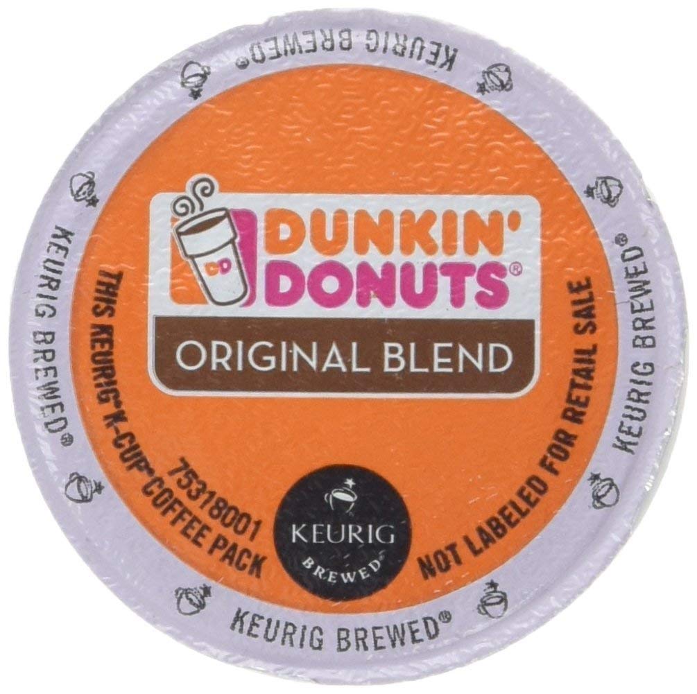 Dunkin' Donuts 2091512 Original Blend Coffee K-Cup Pods Medium Roast 44/Box (006933)