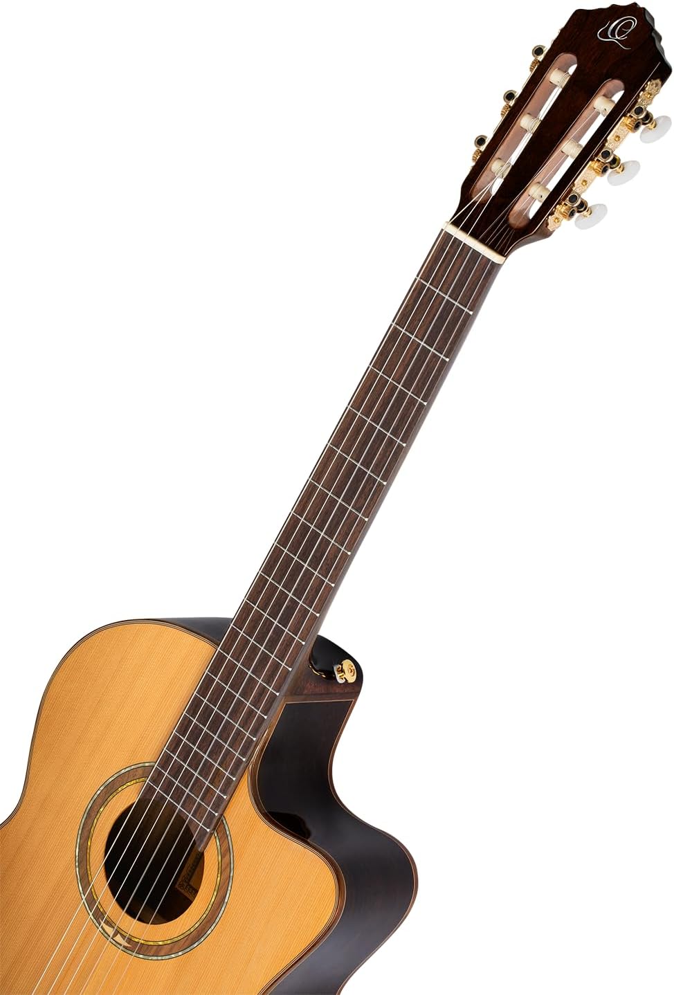 Performer Series Solid Top Medium Neck Acoustic-Electric Nylon Classical Guitar w/Bag
