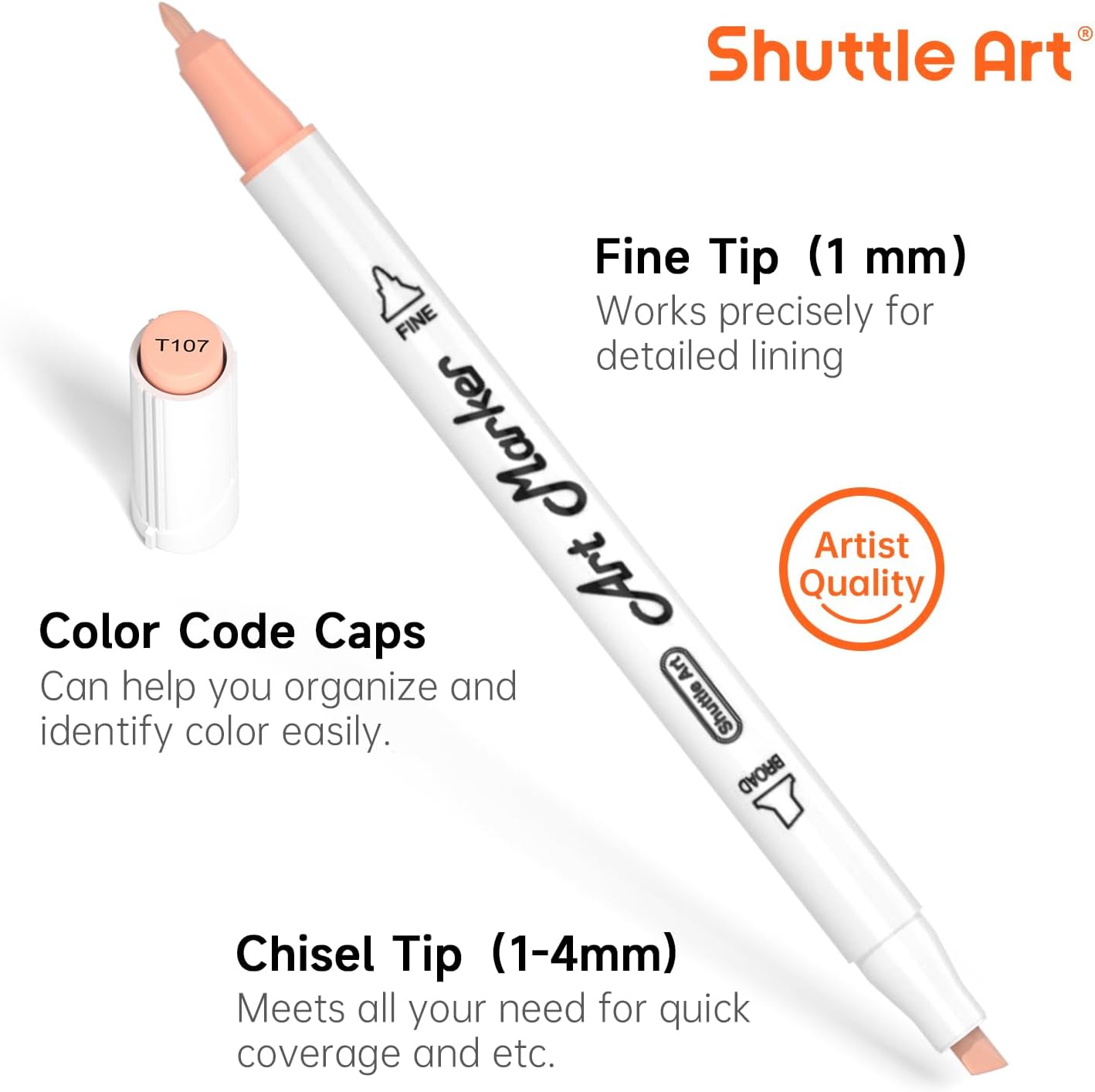 Shuttle Art 101 Colors Alcohol Markers