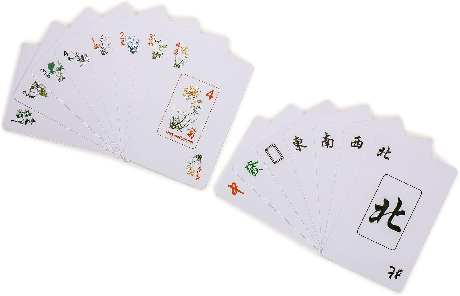 Yellow Mountain Imports Chinese Traditional Mahjong Playing Cards - 144 Card Set