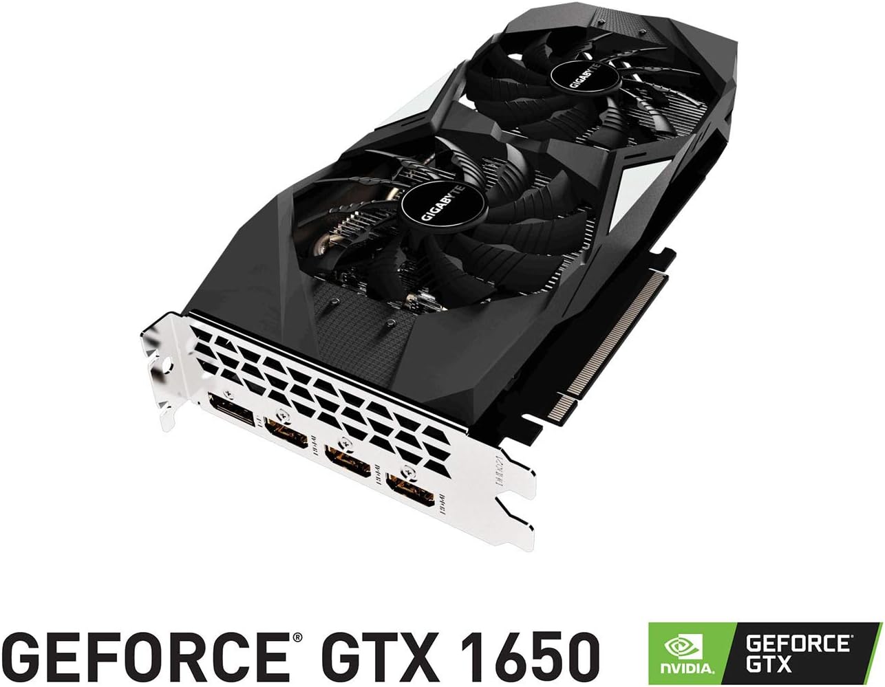 GIGABYTE Gv-N1650OC-4GD GeForce GTX 1650 OC 4G Graphics Card, 2X Windforce Fans, 4GB 128-Bit GDDR5, Video Card
