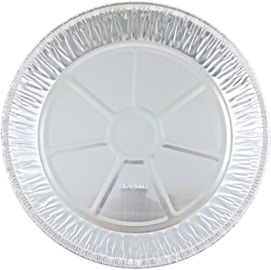 Handi-Foil 12" Aluminum Foil Pie Pan Extra-Deep Disposable Tin Plates (Pack of 12)