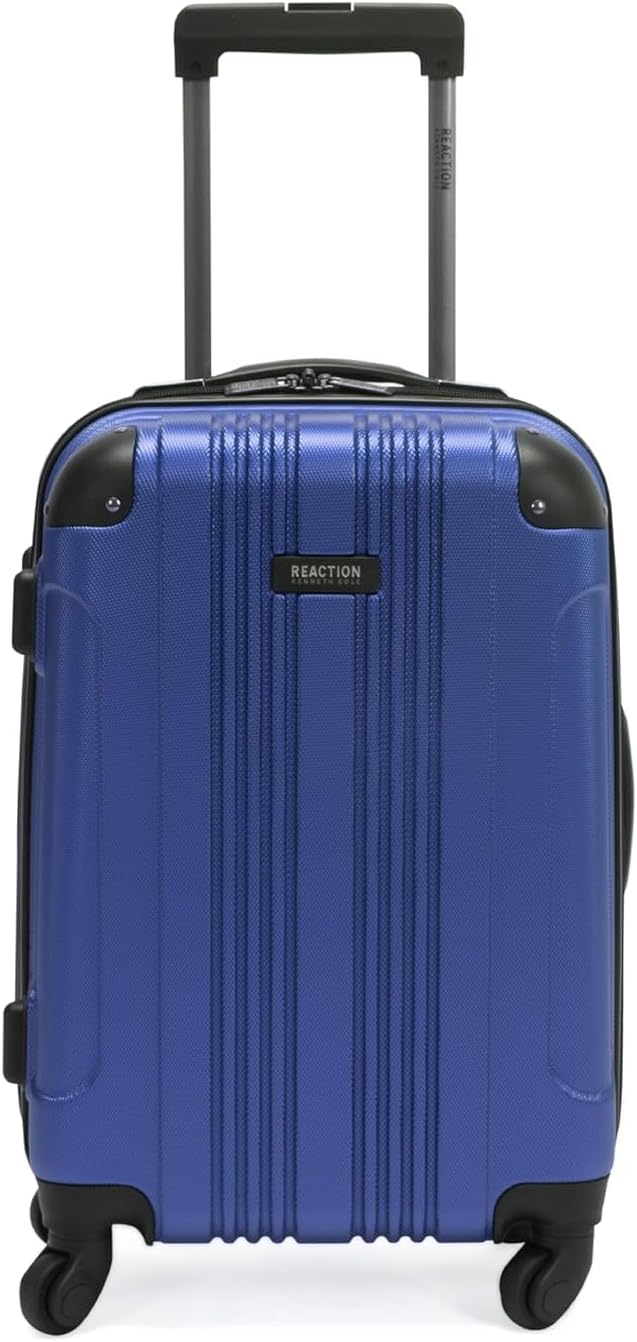 Kenneth Cole REACTION Out of Bounds Lightweight Hardshell 4-Wheel Spinner Luggage, Teal, 20-Inch Carry On