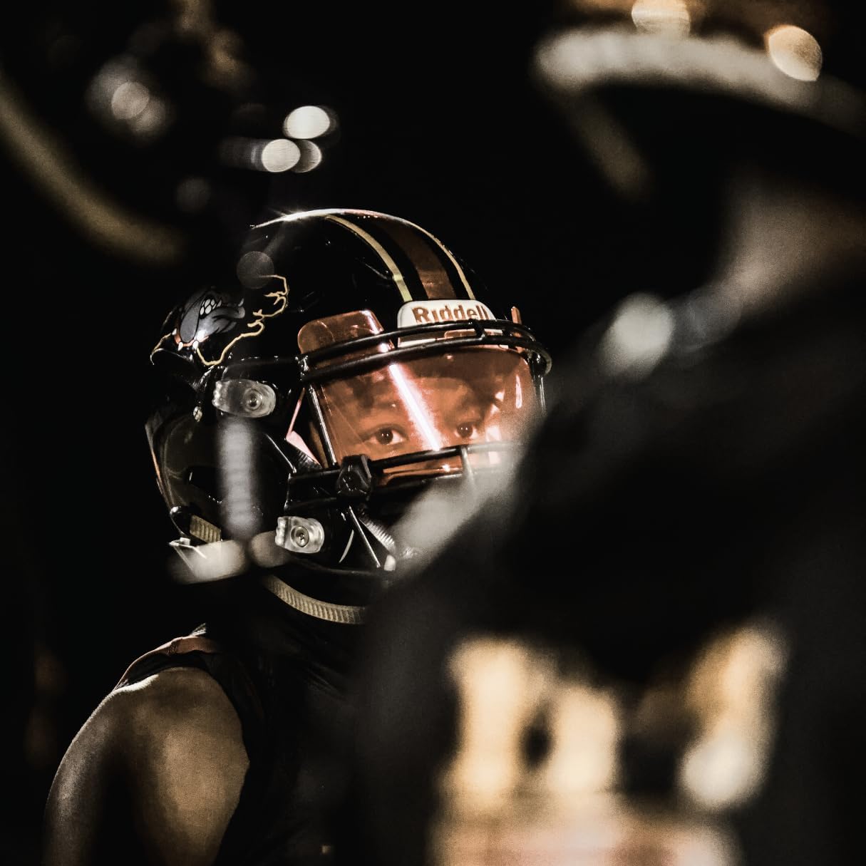 SLEEFS Clear Football Visor for Helmet - Professional Football Visor - Face & Eye Shield - Fits Youth & Adult Helmets - Includes Quick Visor Clips
