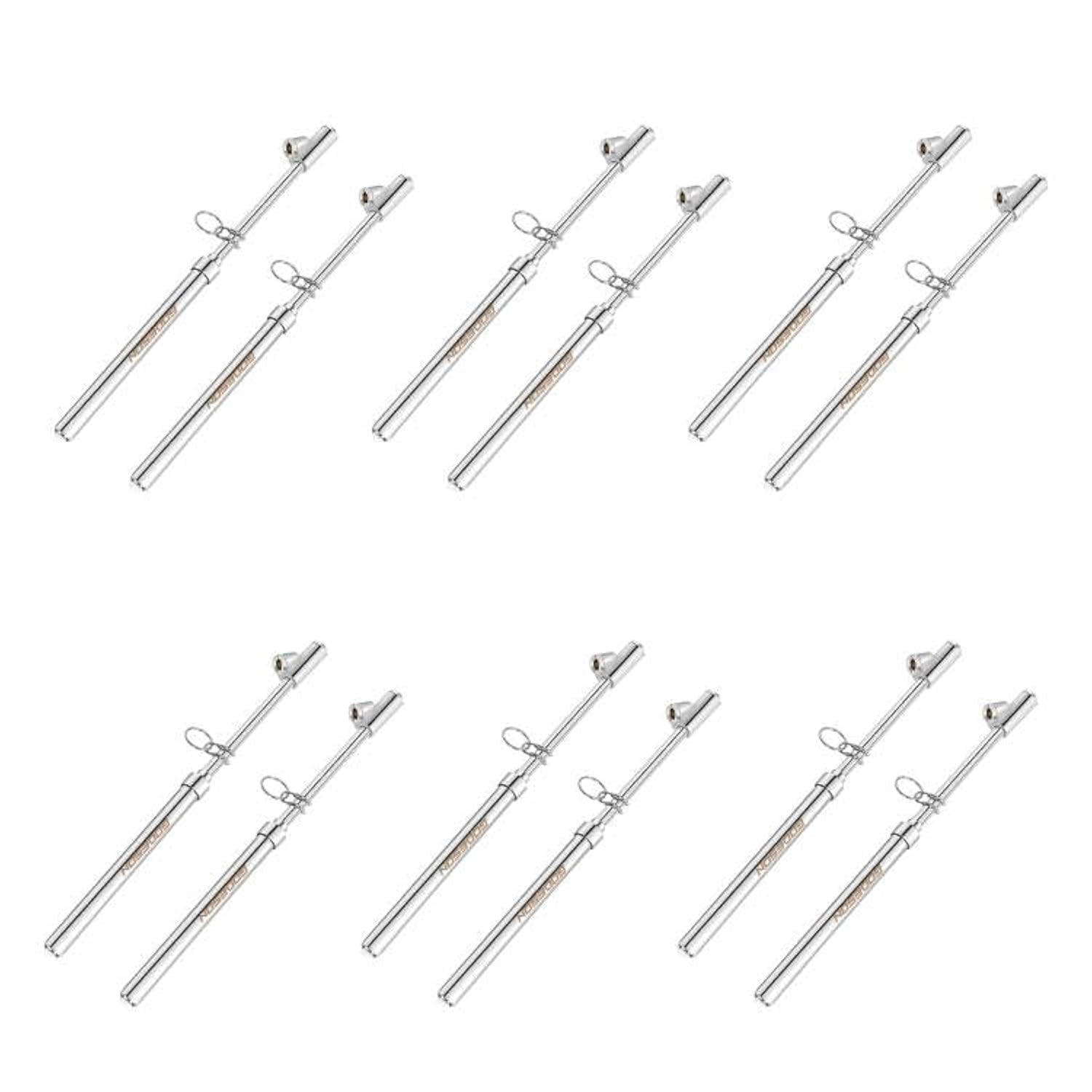 GODESON Dual Head Tire Pressure Gauge,Heavy Duty Tire Pressure Gauge Range 10-150PSI; 1-10Bar,Dual Head Truck Air Pressure Gauge (Pack of 2)