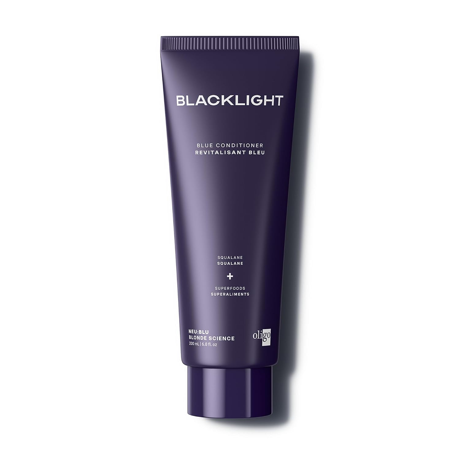 Oligo Professionnel - Blacklight Blue Conditioner for blondes - Vegan - Eliminate Brassy tones - Refresh faded highlights - Argan oil - Hydrating Formula - 8.5oz