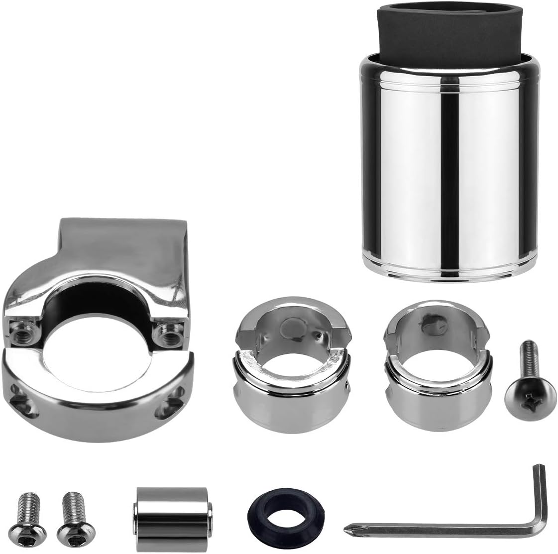 Motorcycle Handlebar Mount, Cup Drink Water Bottle Holder for Handlebar, Armrest, Roll Bar