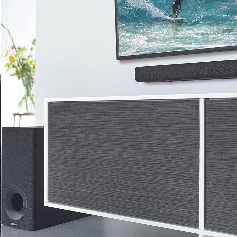 Denon DHT-S316 Home Theater Soundbar System with Wireless Subwoofer, Black | Virtual Surround Sound Technology, Wall-Mountable
