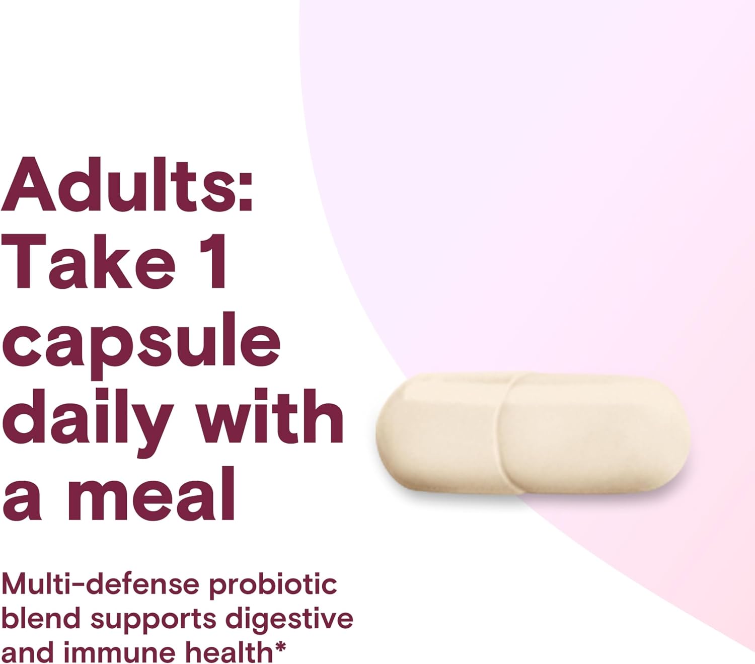Phillips' Colon Health Daily Probiotic Capsules, 4-in-1 Symptom Defense to Help Defend Against Occasional Gas, Bloating, Constipation, and Diarrhea, Daily Supplement, 90 Count
