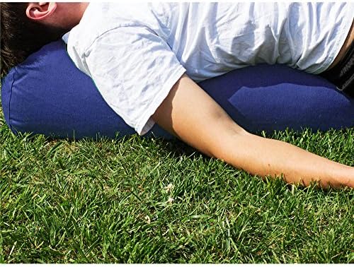 YogaAccessories MAX Support Deluxe Round Cotton Yoga Bolster