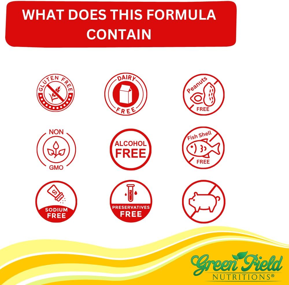 Greenfield Nutritions Halal Vitamin B12 1000mcg - Cherry Flavored Fast Absorption 60 Sublingual B12 Tablets - Natural B12 Halal Vitamins