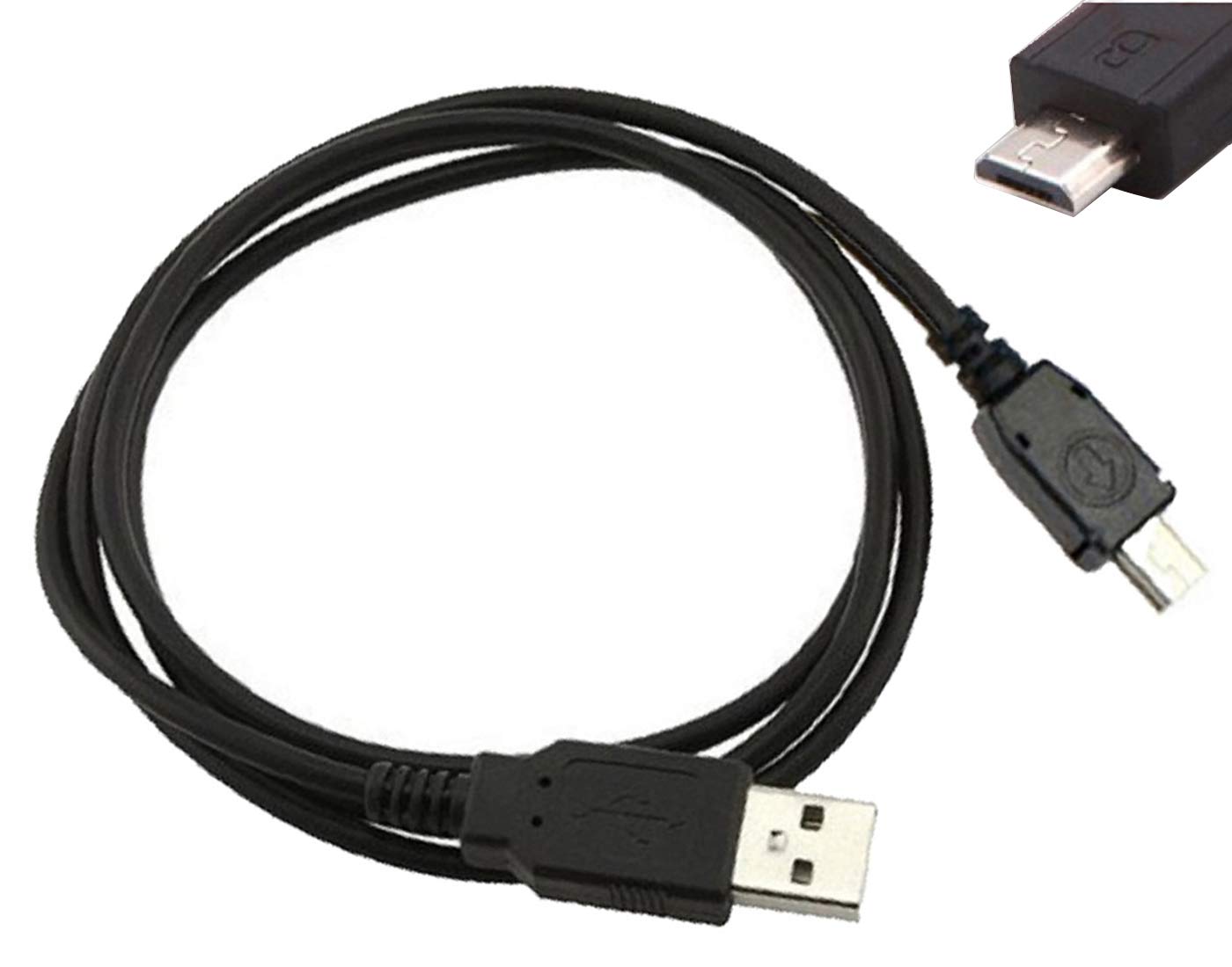 UpBright USB 5VDC Charging Cable Power Cord Compatible with Hyper Tough 800 1000 1200 Lumens Task 800L 20633 LED Flashlight HT 9978 9977 HT9978