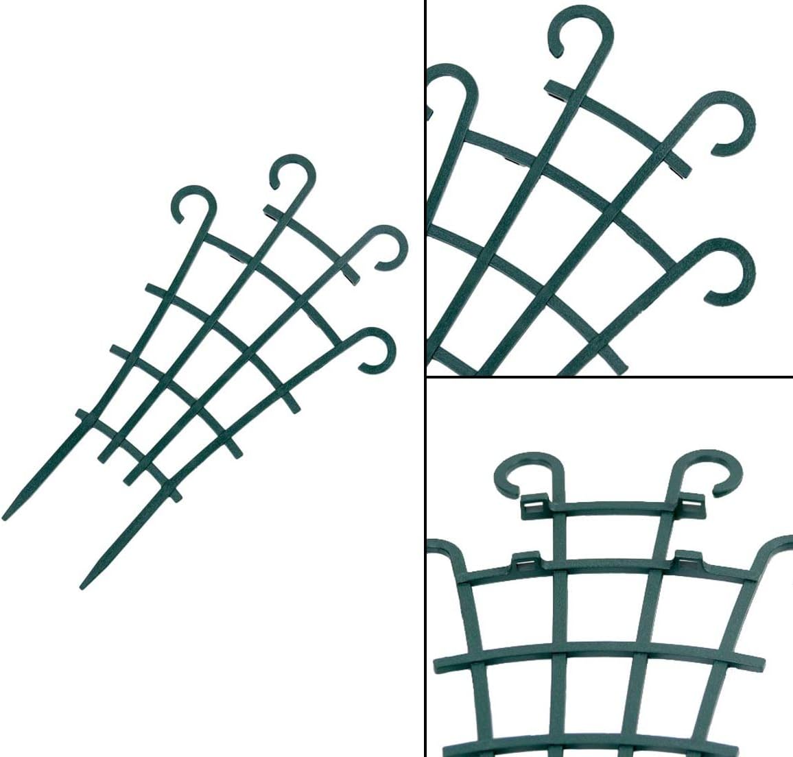 UWIOFF Trellis for Potted Plants, 4Pcs Stackable Small Indoor Plant Trellis