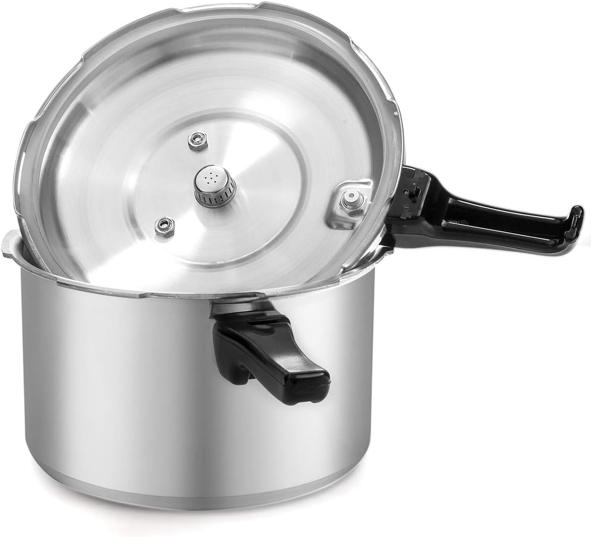 Barton 6.0 Quart Pressure Cooker Pot Release Valve Aluminum Canning Cooker Pressure Release Pot Stove Top Instant Fast Cooking Stovetop Pressure