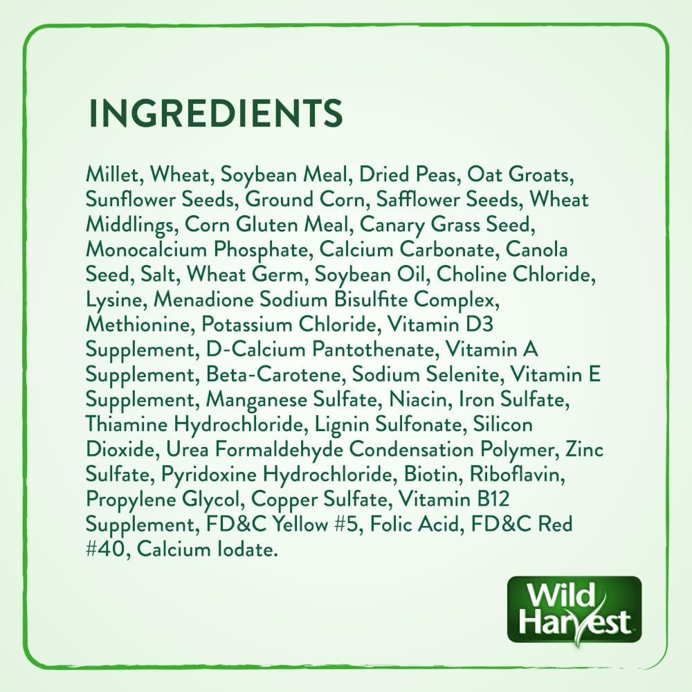 Wild Harvest Universal Blend For Small Birds 3 Pounds, Foritified Nutrition