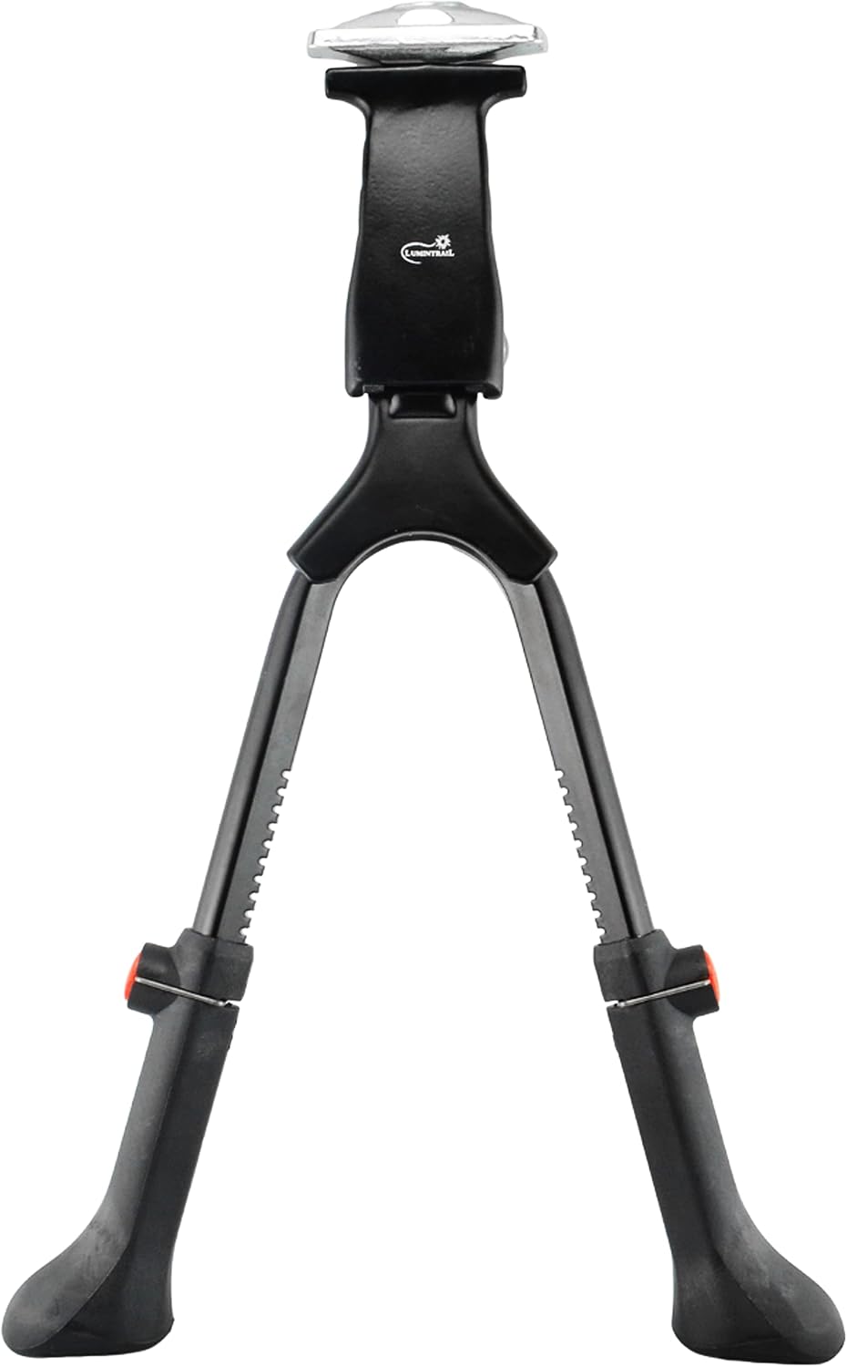 Lumintrail Center Mount Bike Double Leg Kickstand - Adjustable Height Kick Stands for 24, 26, 27.5, 29 Inch Adult Bicycles - Perfect for Cruiser, Road and Hybrids
