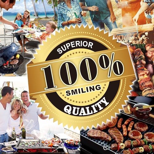 GRILLART BBQ Grill Utensil Tools Set Reinforced BBQ Tongs 19-Piece Stainless-Steel Barbecue Grilling Accessories w/Aluminum Storage Case -Complete