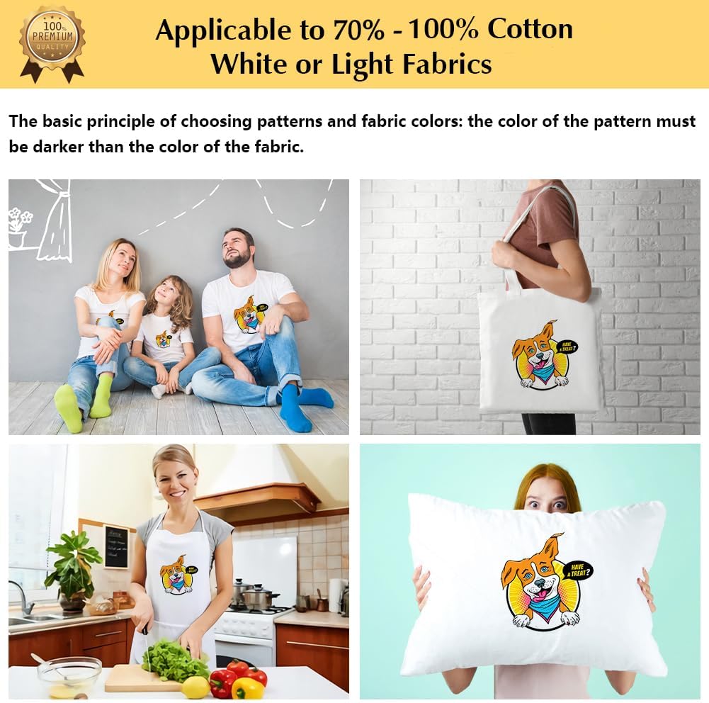 TransOurDream Heat Transfer Paper for T Shirts (20 Sheets