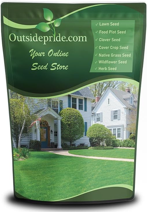 Outsidepride Fireball & Hattrick Rye Grass Seed Blend - 5 Lbs. Wear Tolerant, Fine Leaf Texture Perennial Rye Grass Seeds for Lawn, Sports Turf & More, OptiGrowth Coated for Better Establishment