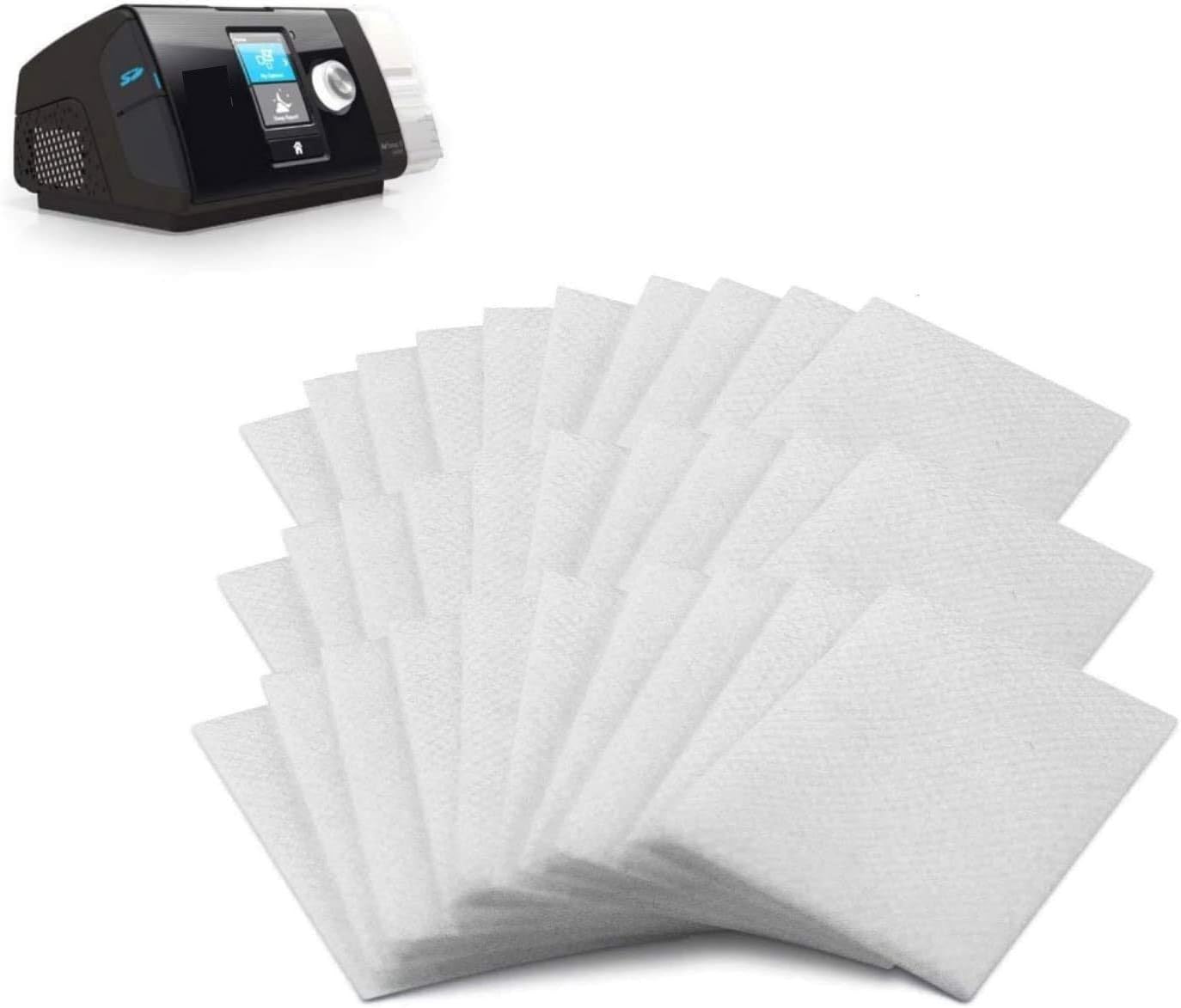 30-Pack CPAP Filters - Compatible with Resmed Airsense 10, Aircurve 10