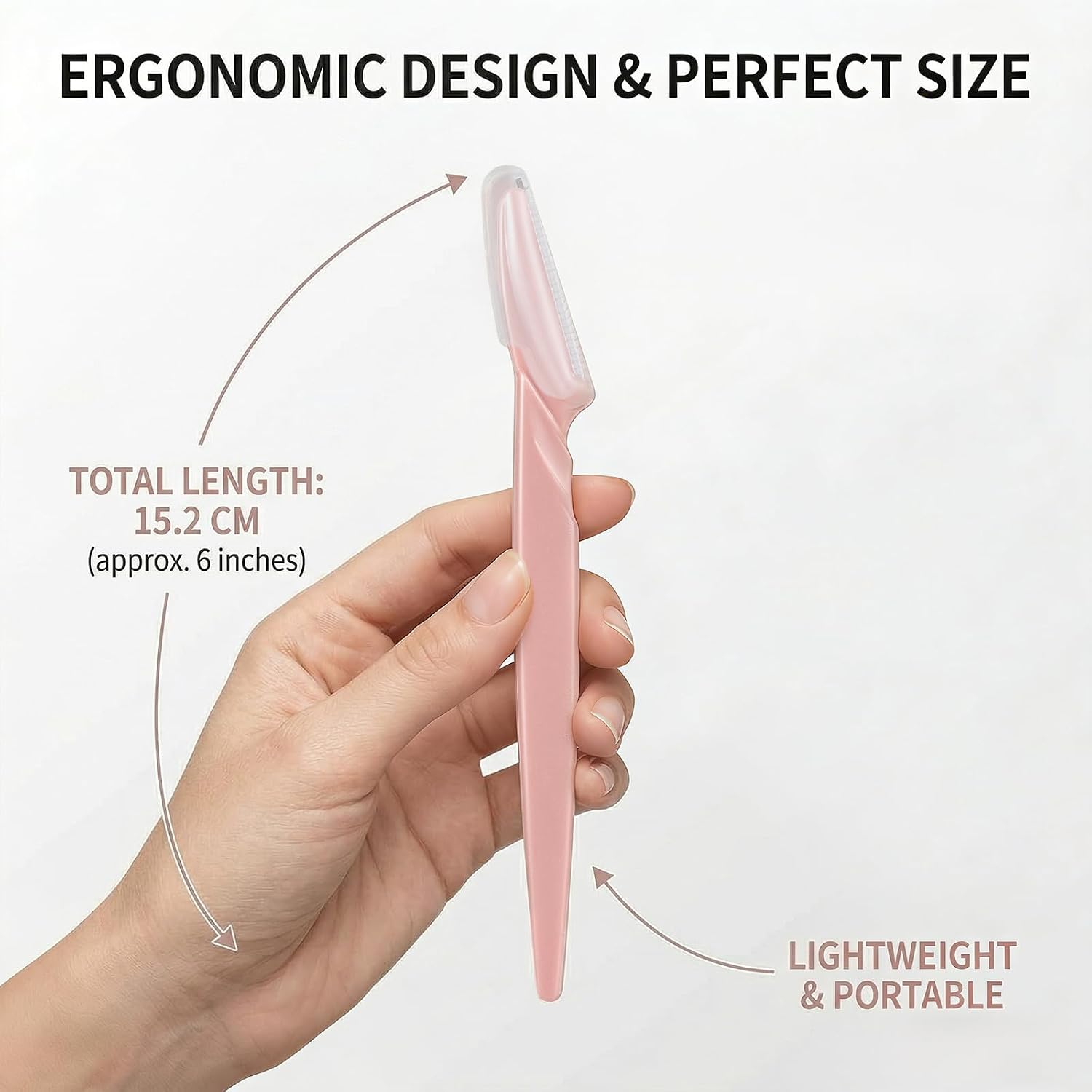 40pcs Dermaplane Razor for Women Face, Stainless Steel Eyebrow Razor