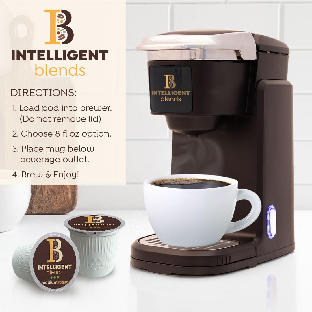Intelligent Blends Dark Roast Coffee Pods 100ct Keurig Compatible