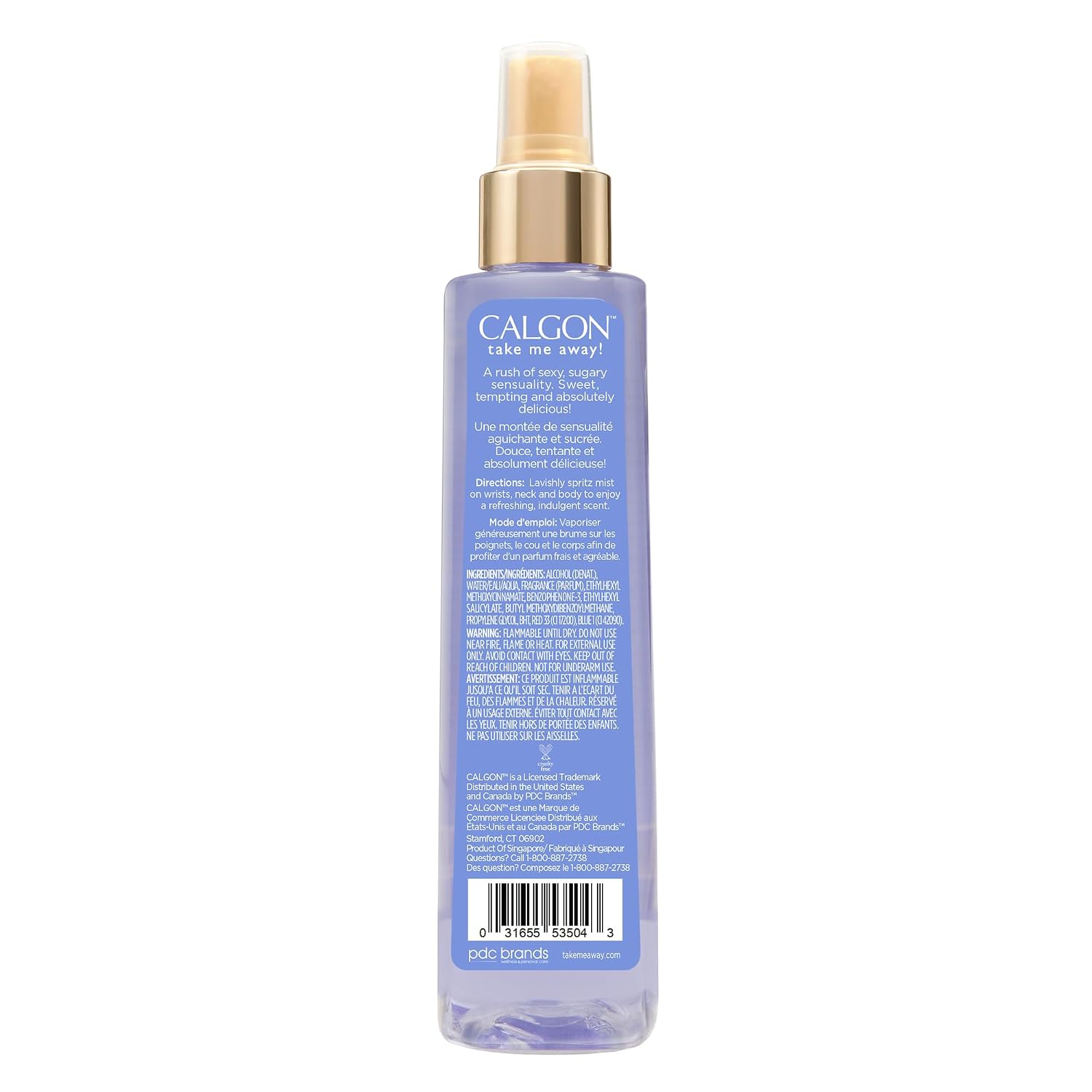 Calgon Fragrance Body Mist, Morning Glory, 8 fl oz