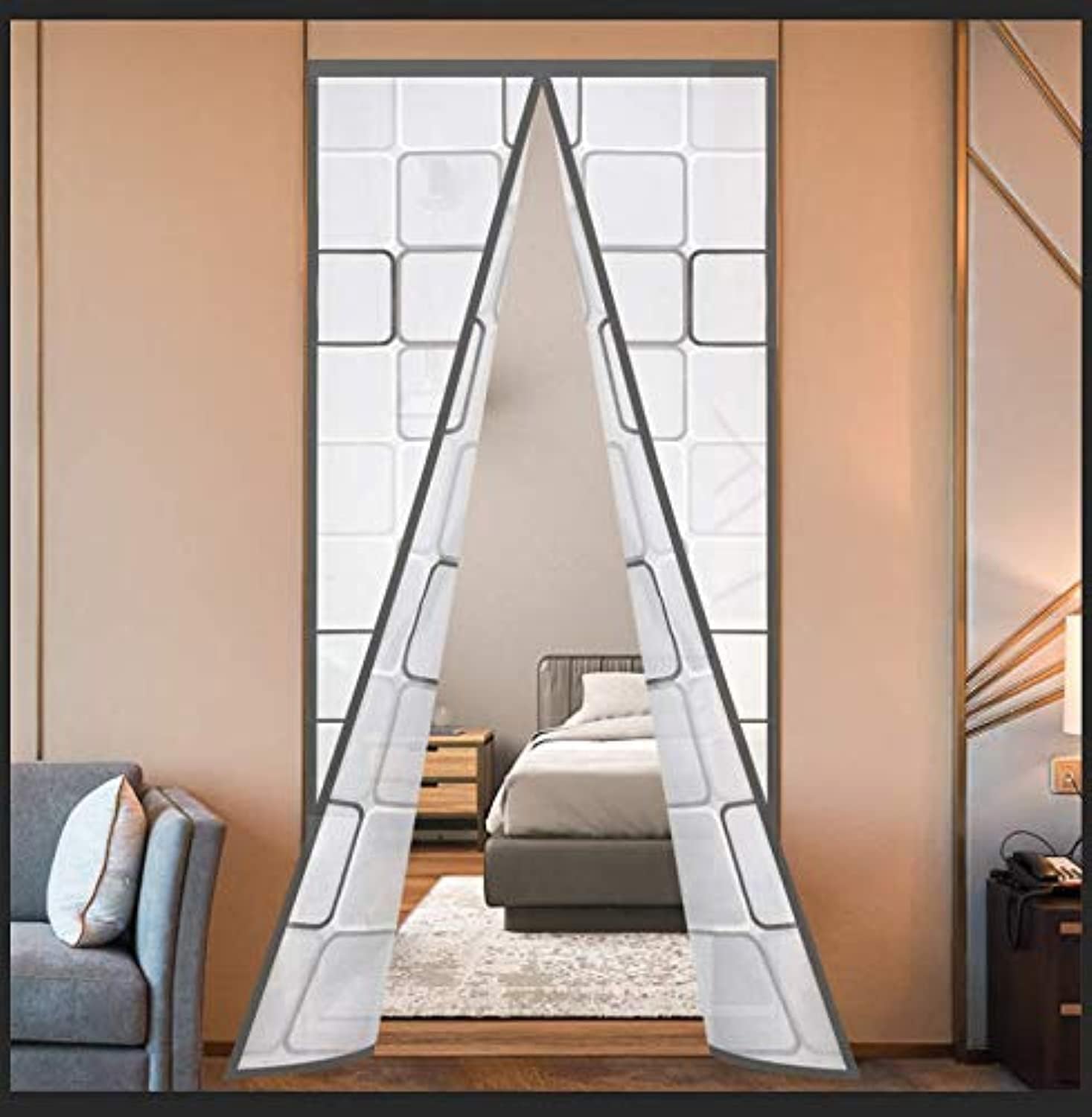Insulated Door Curtain, Thermal Magnetic Self-Sealing EVA Door Screen Winter Stop Draft Keep Cold Out Door Cover for Kitchen, Bedroom