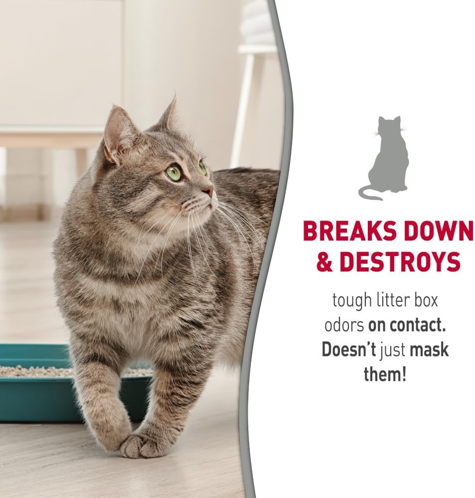 Nature's Miracle Cat Litter Box Cleaner Foam, 17.5 oz (4 Pack)