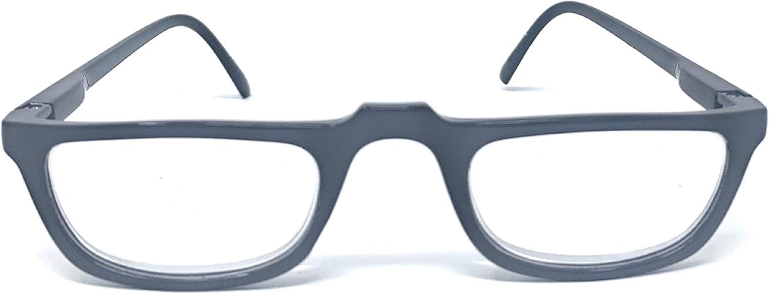 The Felix Rectangle Half Frame Reading Glasses, Unisex Half Rim Readers + 1.50 Dark Tortoise