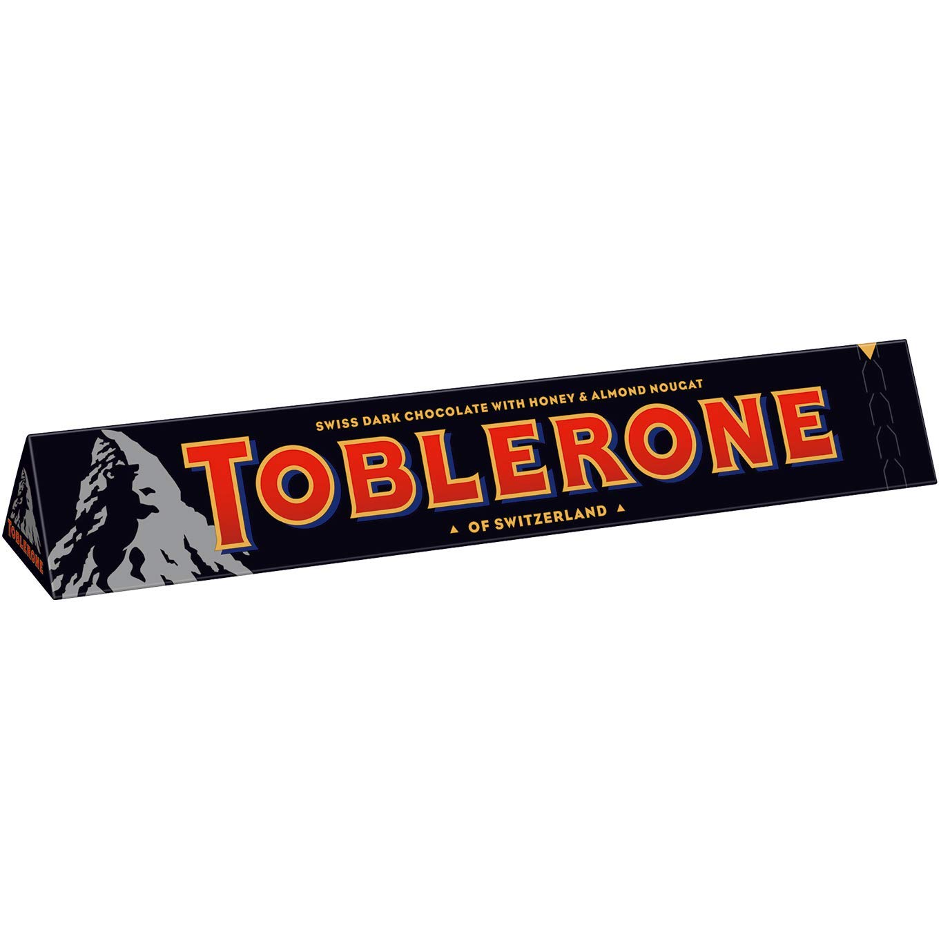 Toblerone Swiss Dark Chocolate with Honey and Almond Nougat, 3.52-Ounce Bar (Pack of 20)
