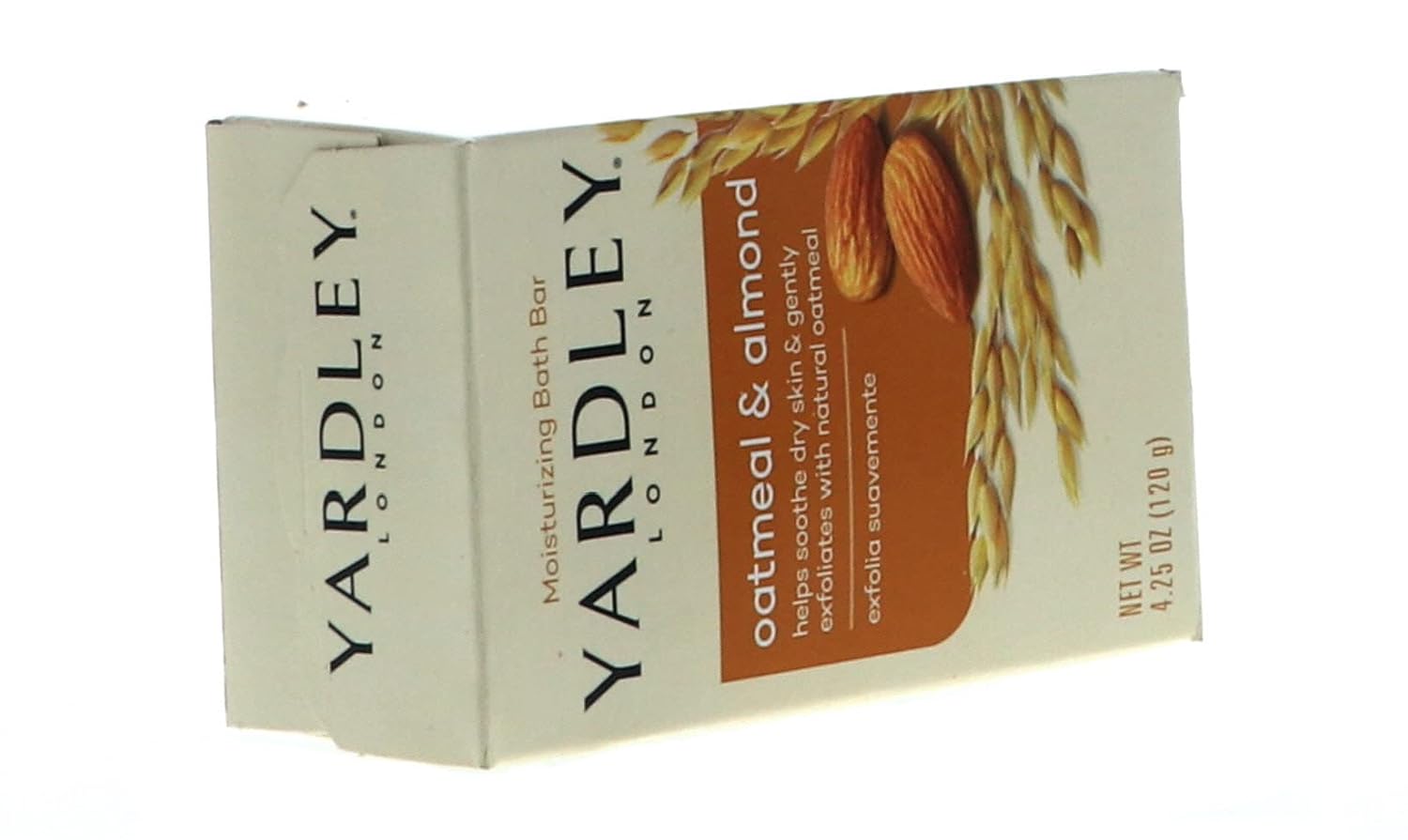 Yardley Oatmeal and Almond Bar Soap, 4.25 Ounce, Set of 3
