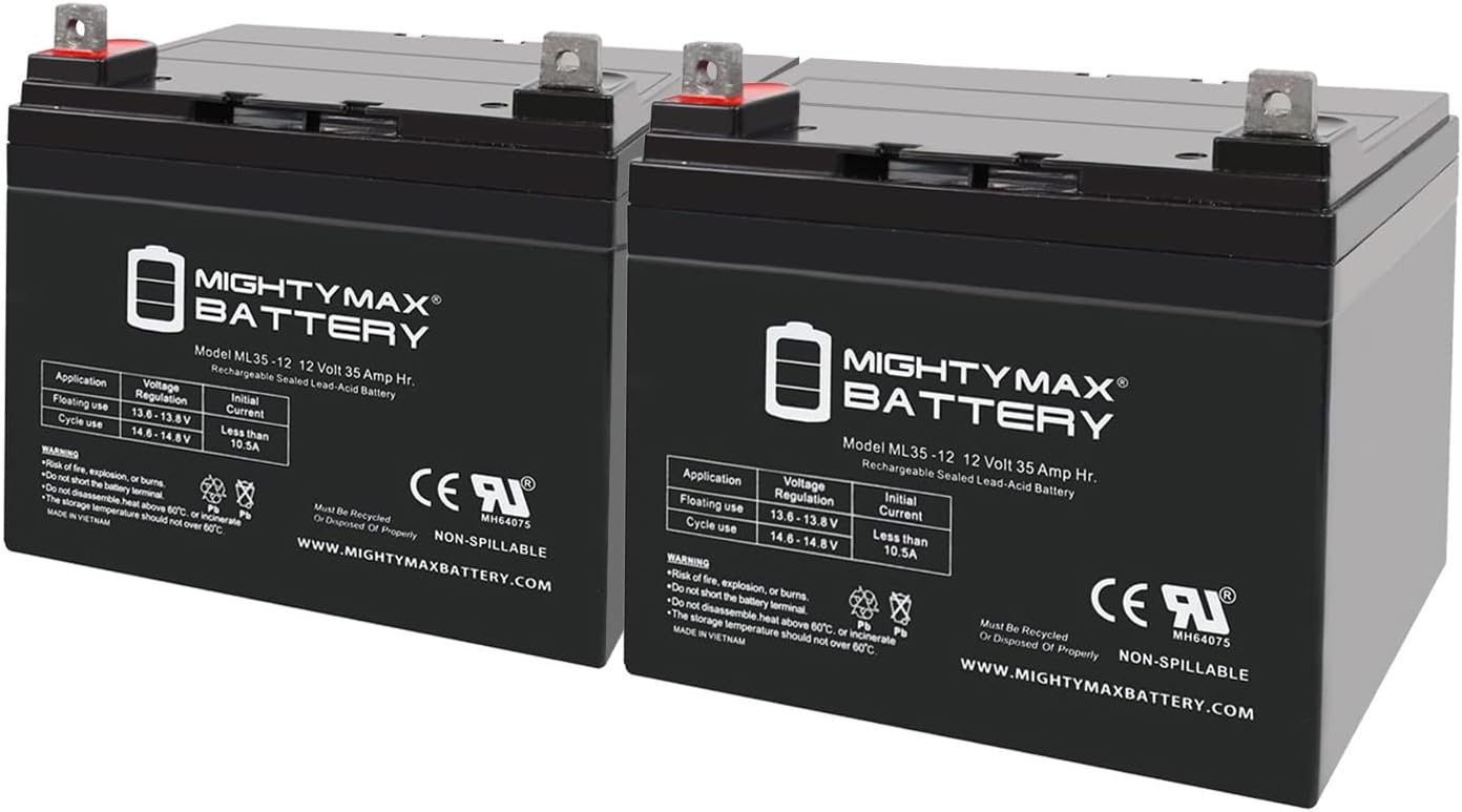 Mighty Max Battery 12V 35AH SLA Battery for John Deere Tractor Riding Mower