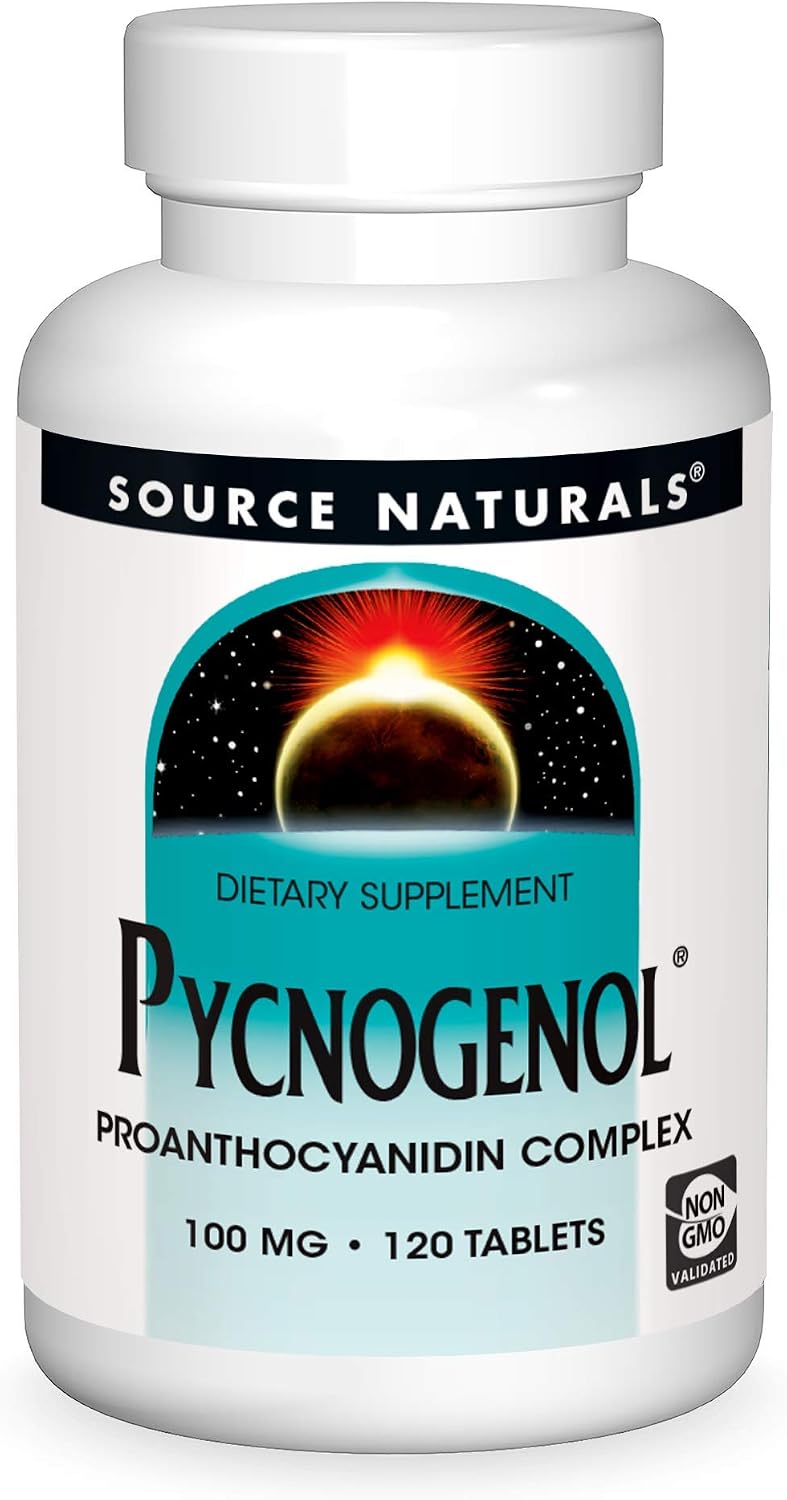 Source Naturals Pycnogenol 100 mg Proanthocyanidin Complex - 60 Tablets