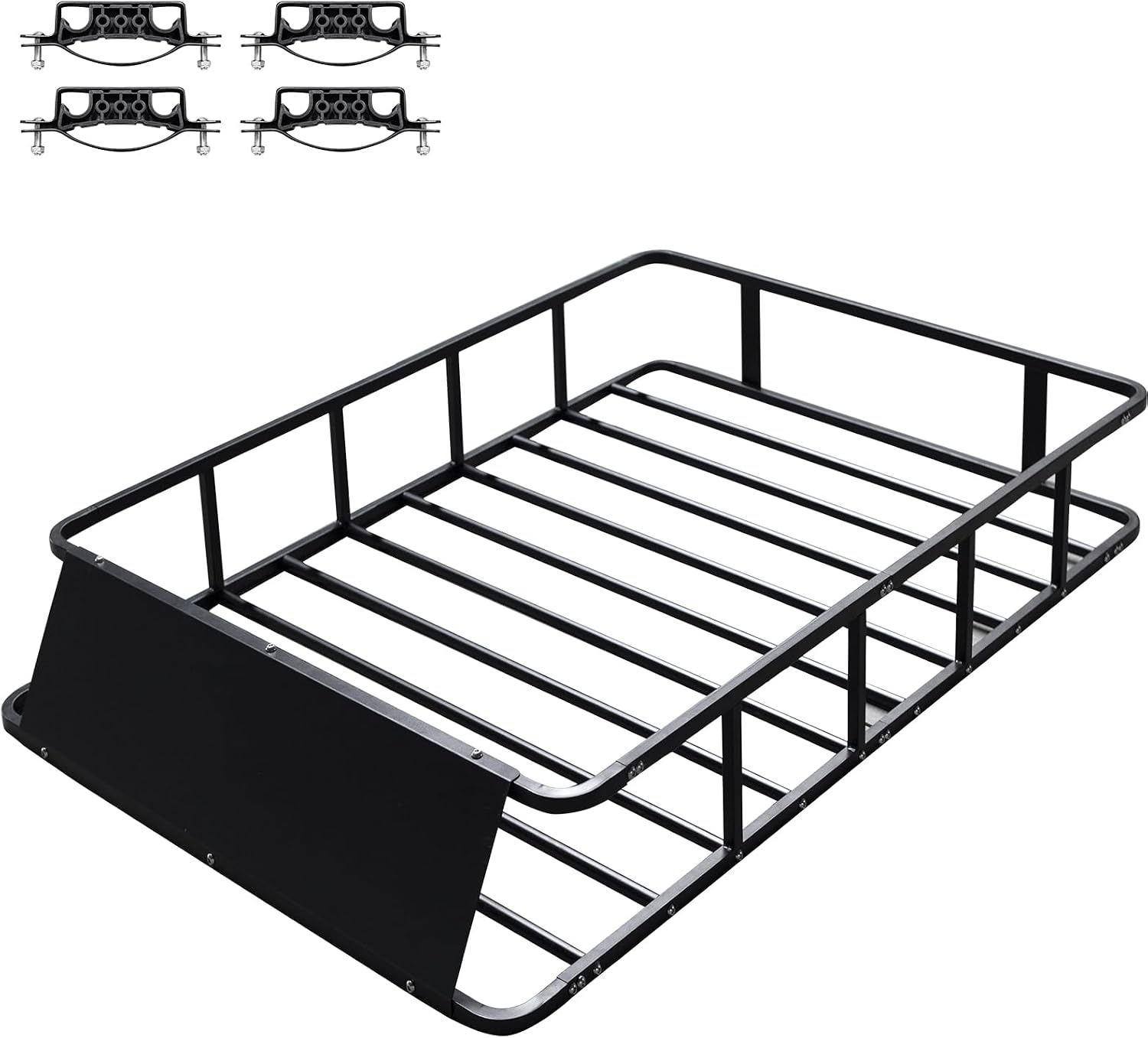 64”x39”x8” Roof Cargo Rack for SUV Car Trucks,Heavy Duty Cargo Basket Anti-Rust Top Luggage Rack