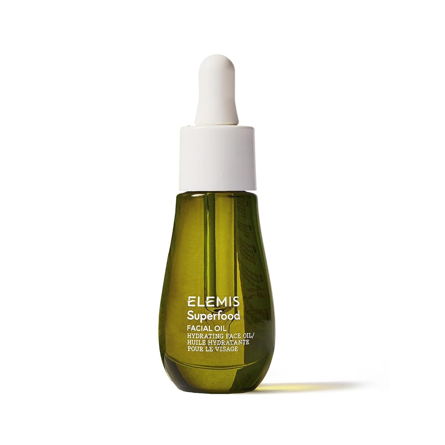Elemis Superfood Facial Oil, Nutrient-Rich Glow-Boosting Face Oil with Broccoli and Flaxseed, Lightweight Daily Hydration, 0.5 Fl Oz.