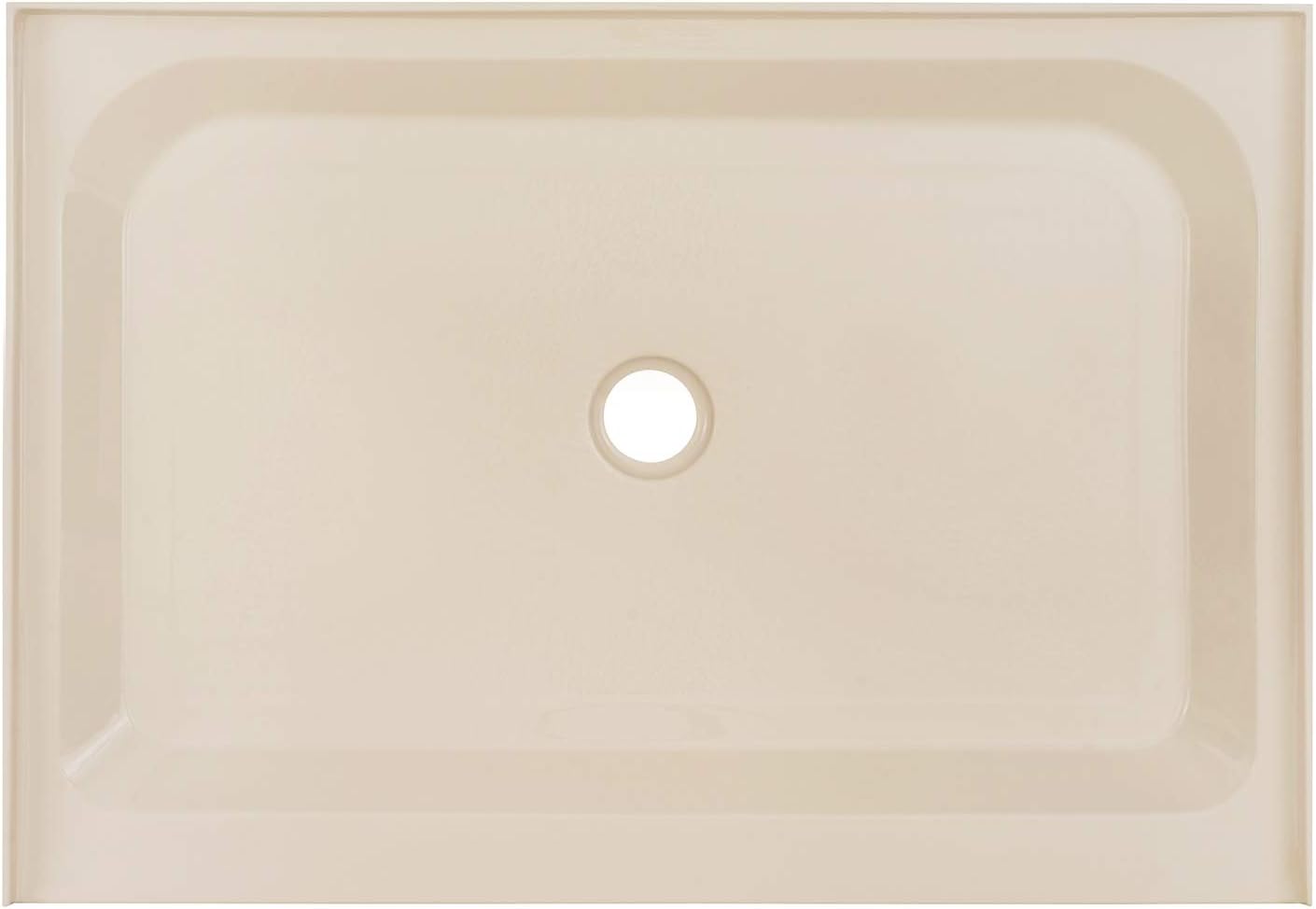 Voltaire 60" x 32" Single-Threshold, Right-Hand Drain, Shower Base in Gray