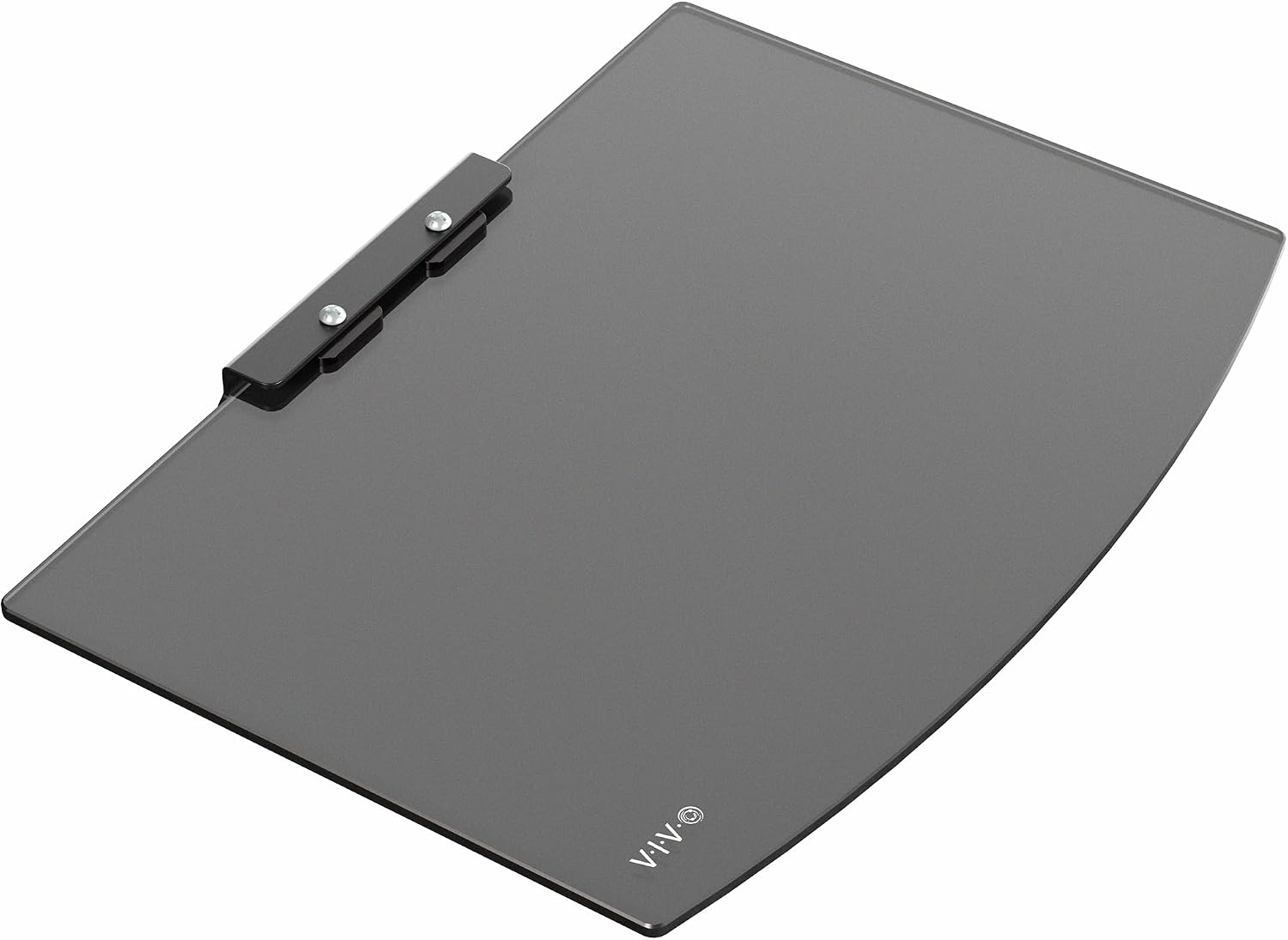 VIVO Floating Wall Mount Tempered Glass Shelf for DVD Player, Audio, Gaming System, Streaming Devices, Black, MOUNT-SF011