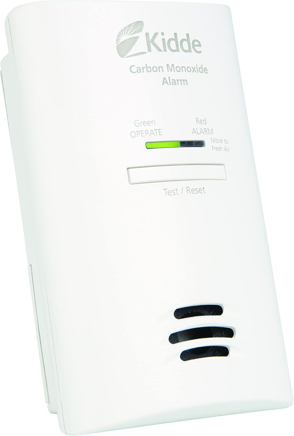 Kidde Carbon Monoxide Detector, Plug-in Wall with AA Battery Backup, Test-Hush Button